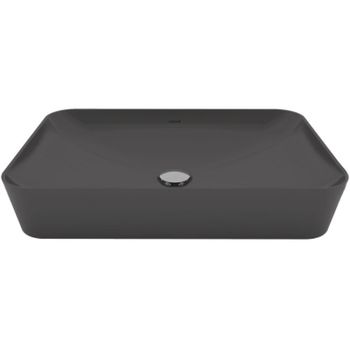 Раковина-чаша Creavit Ultra 60 UL060-00AM00E-0000 Антрацит матовая — фото 1, Раковины накладные