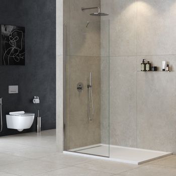 Душевая перегородка универсальная LIBERTA-L-1-TB-90-C-Cr — фото 1, Душевые перегородки