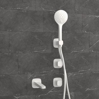 Товар: A9551.266.316.328.156.155 Встраиваемый комплект для ванны с лейкой и изливом - фото 3 A9551.266.316.328.156.155 Встраиваемый комплект для ванны с лейкой и изливом — фото 3, Смеситель для ванны