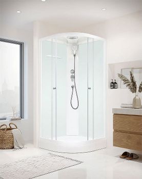 Душевая кабина Melodia della vita Classica 100x100 MB01001 без гидромассажа — фото 4, Душевые кабины