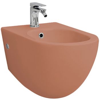 Биде Artceram File 2.0 FLB001 40 00 подвесное Tortora — фото 1, Биде подвесные