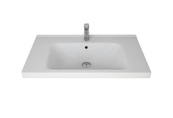 ГАРМОНИЯ, 80 см, мебельный умывальник, керамический — фото 2, Мини-раковины