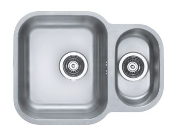 Мойка для кухни DUO 70 SAT-90 560X440 в комплекте с сифоном 1127257, — фото 1, Кухонные мойки