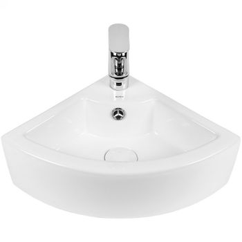 Раковина Bond 32 S91-320 угловая Белая глянцевая — фото 8, Мини-раковины