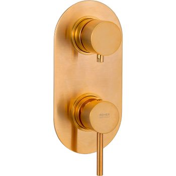 Смеситель для душа Remer X-Style X92KBBG Золото брашированное — фото 1, Смеситель для душа