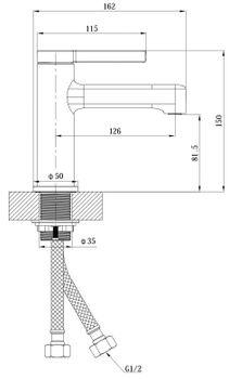 Смеситель "Sochi" д/рак, арт. SC26 — фото 2, Смесители для раковины
