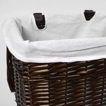Isar WB-130-L Плетеная корзина для белья с крышкой — фото 5, Корзины для белья