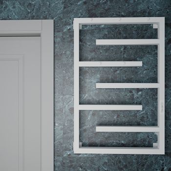 Электрический полотенцесушитель Altasan ЛабиринтПроф 80x50 ЛабиринтПроф5кр8050БМ Белый матовый — фото 5, Электрические полотенцесушители