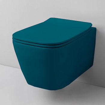 Унитаз Artceram A16 ASV003 42 00 подвесной Petrolio без сиденья — фото 3, Подвесные унитазы