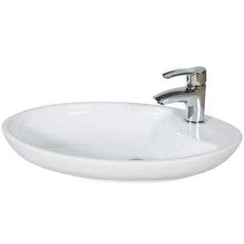 Раковина-чаша Creavit Minimal 65 MN065-00CB00E-0000 Белая — фото 1, Раковины накладные