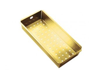Коландеры для мойки Alveus нерж. сталь. 400X170 Gold, — фото 1, Коландеры