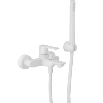 Смеситель для ванны Remer Energy EY02BO Белый матовый — фото 1, Смеситель для ванны