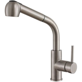 Смеситель для кухни Haiba HB70304-2 Нержавеющая сталь — фото 1, Смесители для кухни