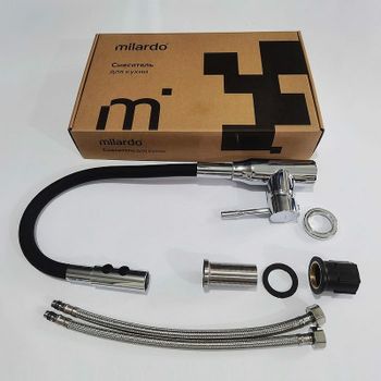 Смеситель для кухни Milardo Meal M01SB2FM05 Хром — фото 5, Смесители для кухни