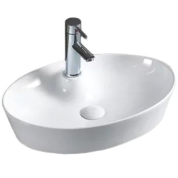 Раковина-чаша CeramaLux 55 9436 Белая — фото 1, Раковины накладные
