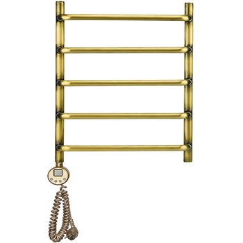 Электрический полотенцесушитель Domoterm Стефано П5 400x500 АБР EL Античная бронза — фото 1, Электрические полотенцесушители