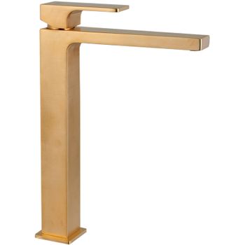 Смеситель для раковины Remer Absolute AU11LBG Золото брашированное — фото 1, Смесители для раковины