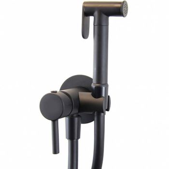 Гигиенический душ со смесителем Fiore 30NN8590 Черный — фото 1, Гигиенические души