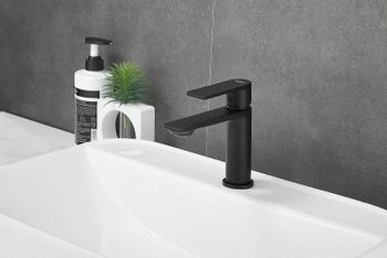 Смеситель для раковины Haiba HB10639-7 Черный матовый — фото 4, Смесители для раковины