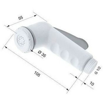 Гигиенический душ Remer 332ORx Белый матовый — фото 2, Гигиенические души