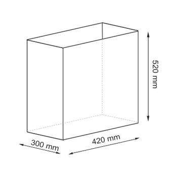Gollach WB-330-L Корзина для белья — фото 3, Корзины для белья