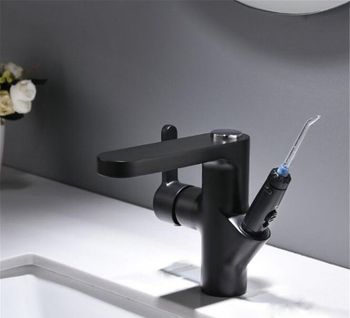 Смеситель для раковины Bronze de Luxe Optima 10188B Черный матовый — фото 7, Смесители для раковины