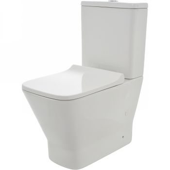 Унитаз компакт AQUAme AQM1005 без бачка с сиденьем Микролифт — фото 1, Напольные унитазы