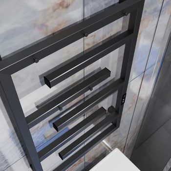 Электрический полотенцесушитель Altasan ЛабиринтПроф 80x50 ЛабиринтПроф5кр8050Г Графит — фото 4, Электрические полотенцесушители