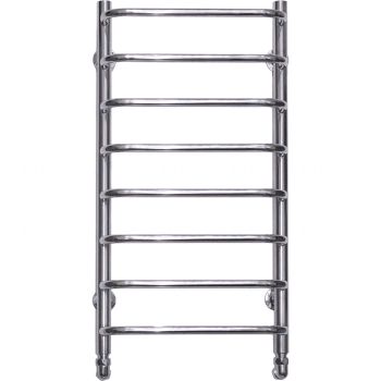 Водяной полотенцесушитель Domoterm Стефано П8 400*800 Хром — фото 1, Водяные полотенцесушители