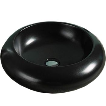 Раковина-чаша CeramaLux 49 7031AMB Черная — фото 1, Раковины накладные