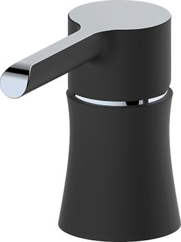 Смеситель на борт ванны Haiba HB80805-7 Черный матовый Хром — фото 3, Смесители на борт ванны