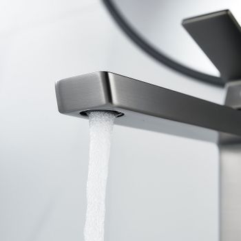 Смеситель для раковины Rose R18T R1811T-1 Оружейная сталь — фото 2, Смесители для раковины