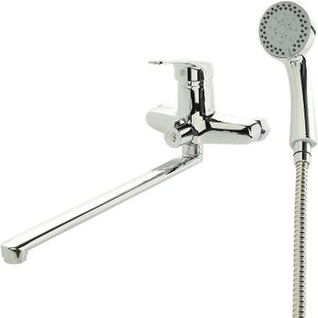 Смеситель для ванны Agger Exact A2121100 Хром — фото 1, Смеситель для ванны