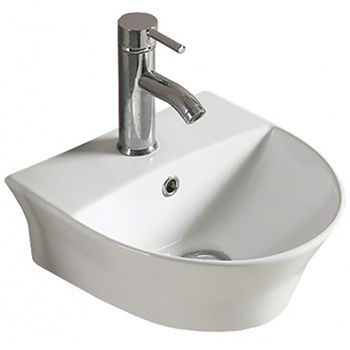 Раковина CeramaLux 45 78370А Белая — фото 1, Мини-раковины