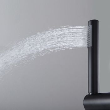 Смеситель для ванны Bond Circle B05-4988 Черный матовый — фото 7, Смесители напольные