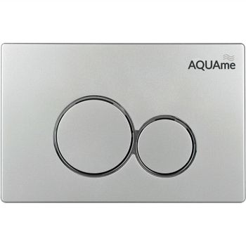 Клавиша смыва AQUAme AQM4101S Сатин — фото 1, Кнопки смыва