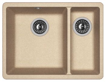 Florentina Мойка "Вега" 335/160, песочный FS — фото 1, Кухонные мойки