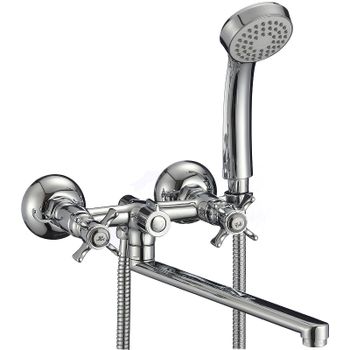 Смеситель для ванны D-Lin D143807-F универсальный Хром — фото 1, Смеситель для ванны