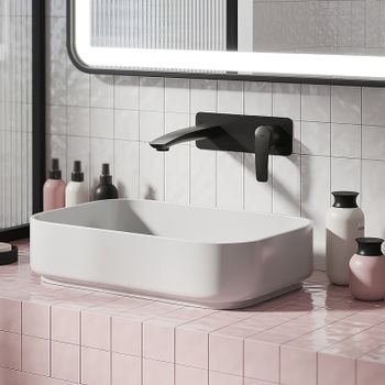 Смеситель для раковины Iddis RAYBL00i65 Черный матовый — фото 3, Смесители для раковины