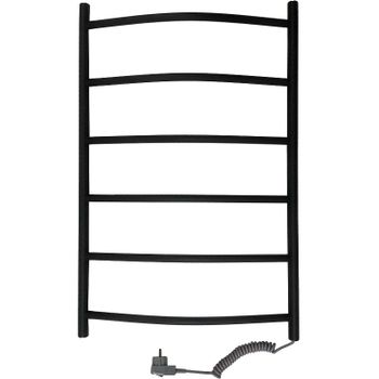 Электрический полотенцесушитель Маргроид Вид 4 800x500 04-8050-1033-9005R правый Черный матовый — фото 1, Электрические полотенцесушители