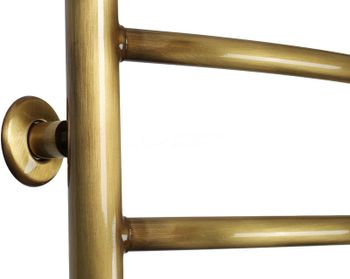 Водяной полотенцесушитель Domoterm Калипсо П10 500x800 Бронза — фото 3, Водяные полотенцесушители