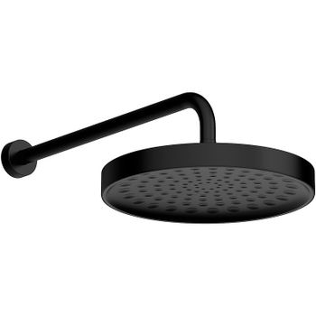 Душевая система AQUAme AQM8401MB с термостатом Черная матовая — фото 3, Встраиваемые душевые комплекты