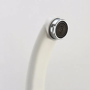 Смеситель для кухни Ledeme H03W 4903-WL Белый Хром — фото 2, Смесители для кухни