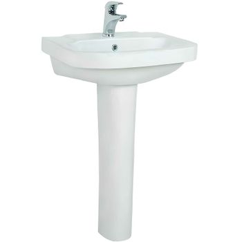 Раковина Creavit Vitroya 65 VT065.00000 Белая — фото 2, Раковины подвесные