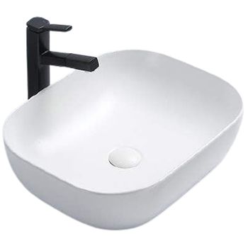 Раковина-чаша CeramaLux 50.5 78104MW Белая матовая — фото 1, Раковины накладные