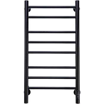 Электрический полотенцесушитель Comfysan Luce EC-8 80x40 013417 Черный матовый — фото 3, Электрические полотенцесушители