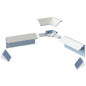 Комплект декоративных планок Altasan KDP200 Белый — фото 1, Комплектующие для туалета