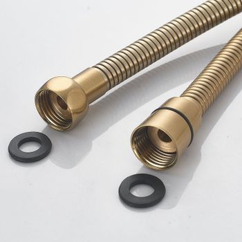 Душевая система Rose R18G R1836G Золото матовое — фото 17, Душевые стойки