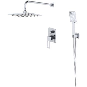 Душевая система Iddis Slide SLISB02i67 Хром — фото 1, Встраиваемые душевые комплекты