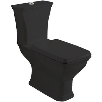 Унитаз компакт Artceram Civitas CIV004 03 00 Черный — фото 1, Напольные унитазы
